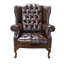 88Cm Wide Tufted Wingback Chair-75262730