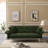 70.1 "Futon Sofa Bed, Convertible Double Sofa Bed With Folding Armrests For Living Rooms And Small Spaces