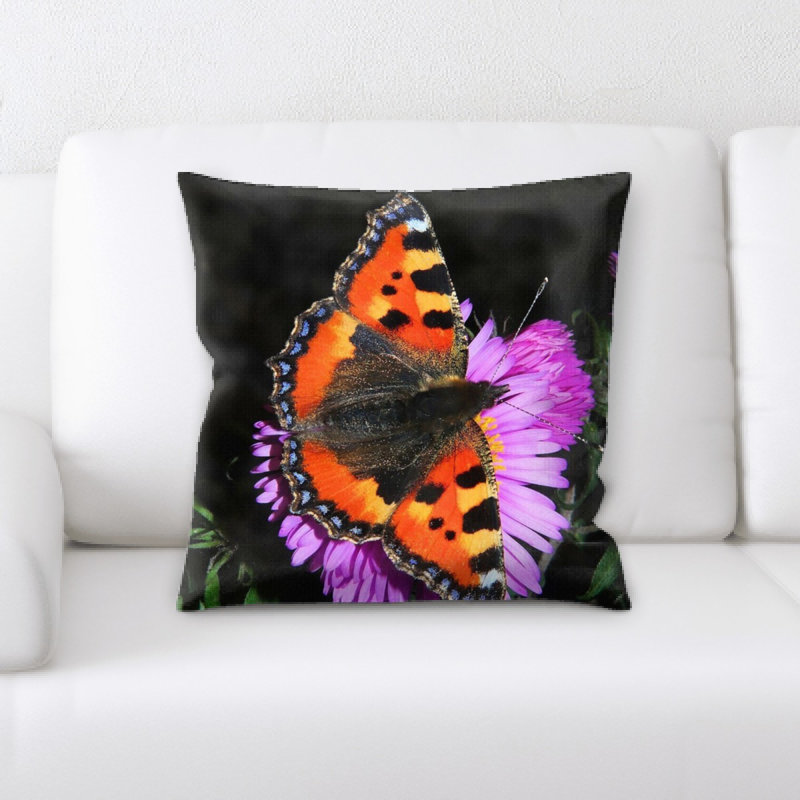 Coussin décoratif papillon