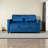 3-in-1 Convertible Sofa Bed With Reclining Backrest, Pull-out Couch With Pillows-1787867712