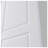 3-Panel Soft White Laminated Traditional Interior Door Slab Only-104904226