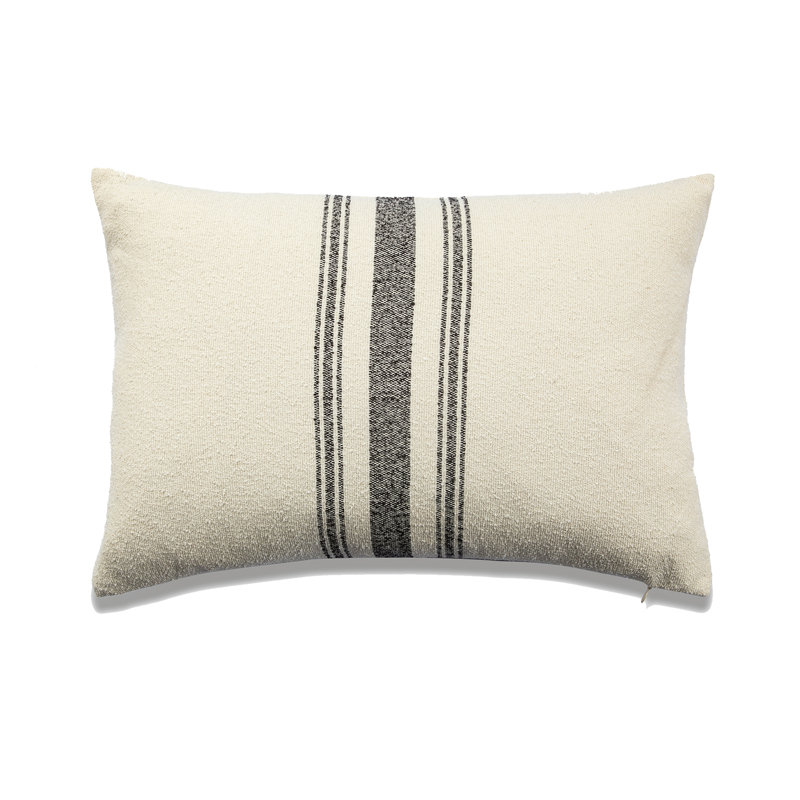Lombaire en mélange de coton Lemanski, Noir, Mélange de duvet