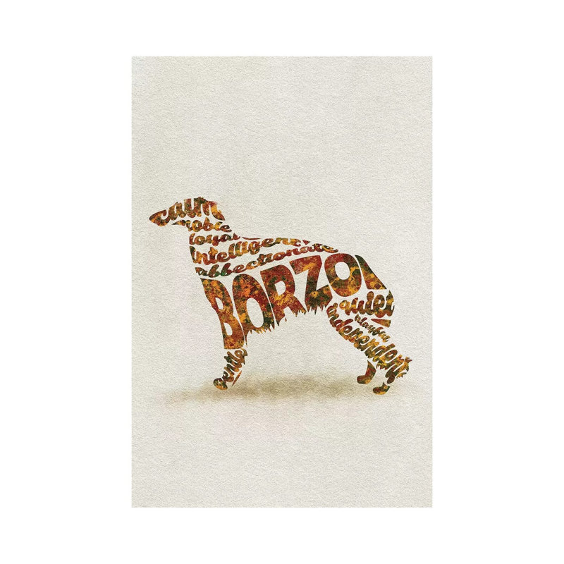 Borzo 1 Piece Wrapped Canvas Wall Art, 20.32 cm H x 30.48 cm W