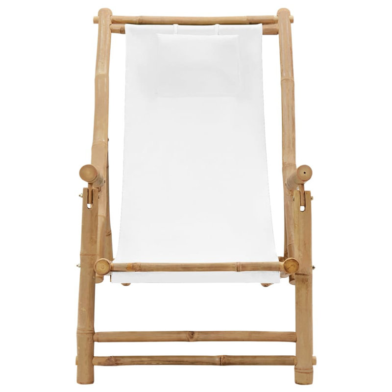Chaise longue Otavio, Crème / blanc