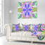 Extraordinaire art fractal vert clair - coussin abstrait imprimé-30628968-30628972