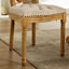 Chaise de salle à manger en velours artificiel en bois massif avec garniture cloutée, pieds en bois, ensemble de 2-118444399