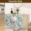 Buffet Buffet avec rangement Seashell Floral Composition Rose Bow Bleu clair avec 2 portes pour le salon et la cuisine