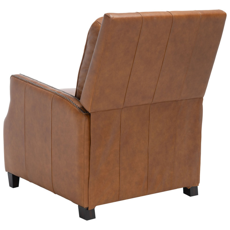 Couture Leather Recliner, Coffee Genuine Leather
