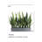 27" Potted Snake Plant - Gray-124301611