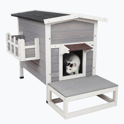 Solid Wood Elevated Pet Bed