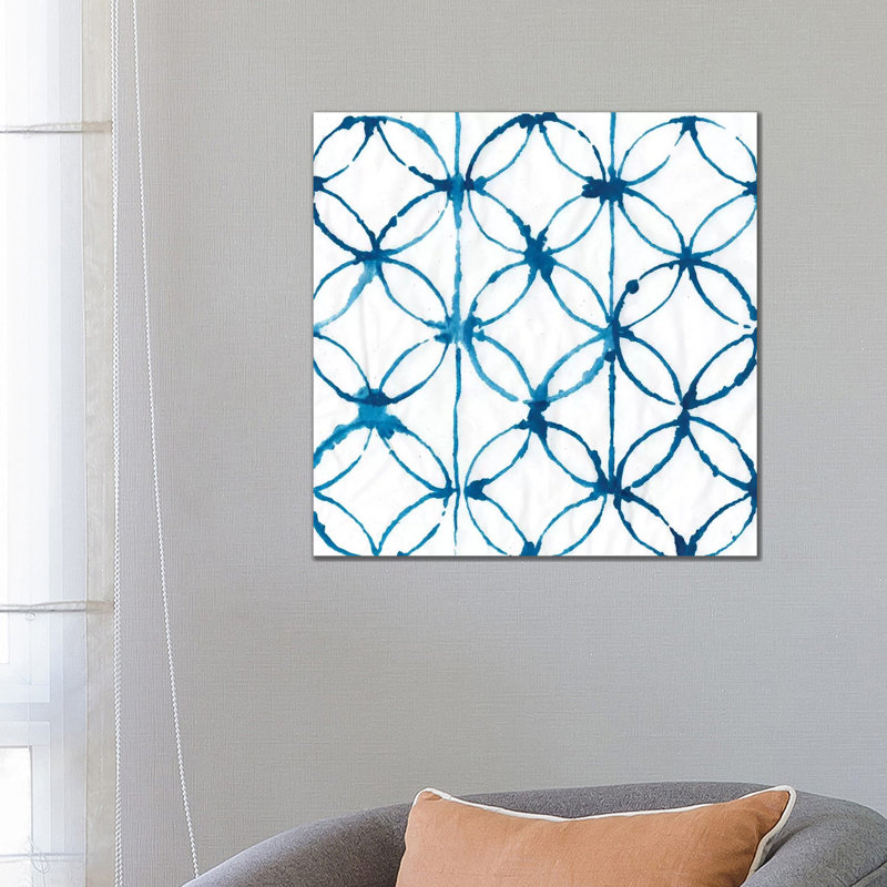 Indigo Dye IV by Aimee Wilson - Wrapped Canvas Print, 66.04 cm H x 66.04 cm W x 3.175 cm D