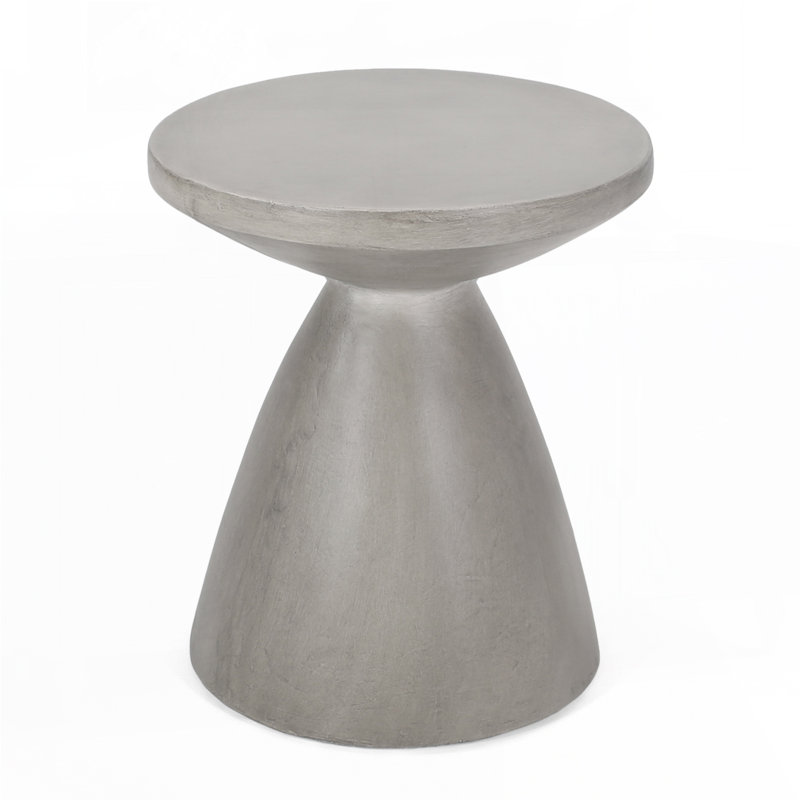 Outdoor Concrete Side Table