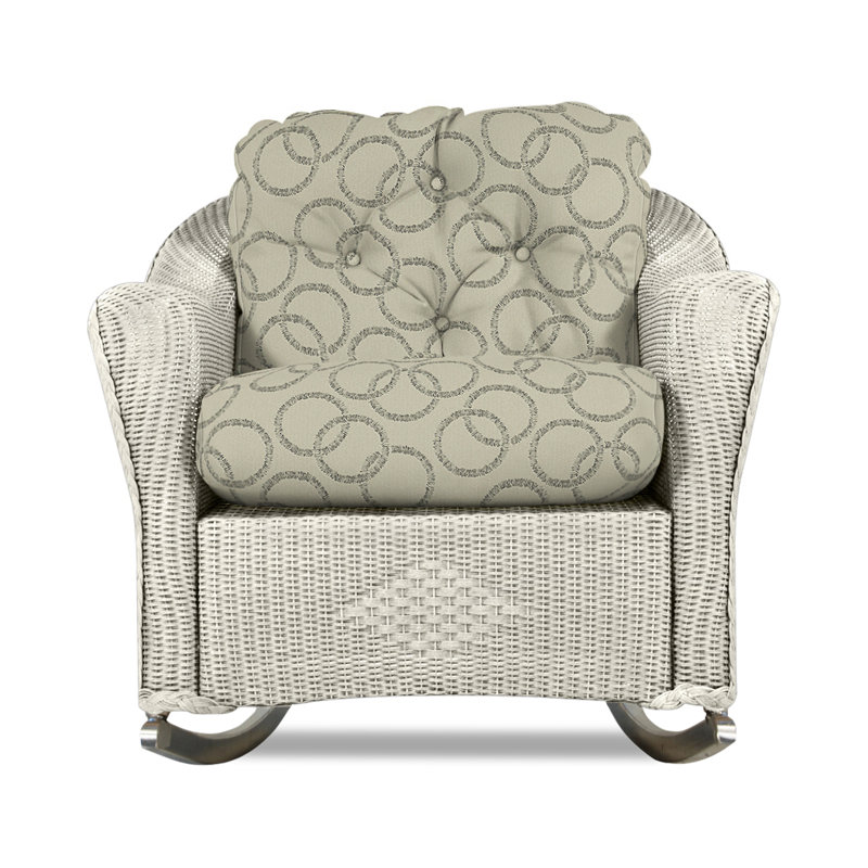 Reflections Outdoor Rocker Chair, Beach Navy, Linen