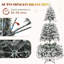 Antanasia 6ft Artificial Christmas Tree Warm Lights with Stand-1058712031