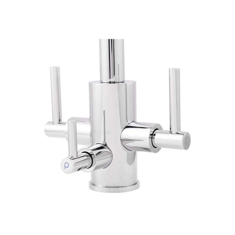 Ebern Designs Regelinde Kitchen Faucet, Chrome