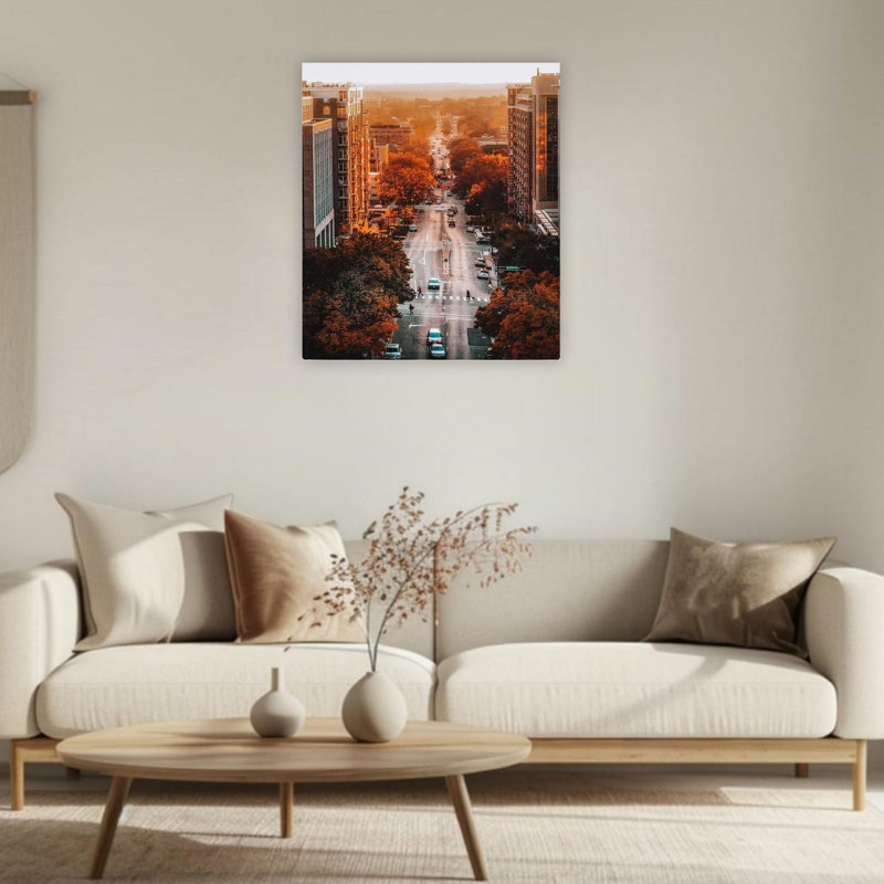 Art mural coloré sur toile 24 "x 36"