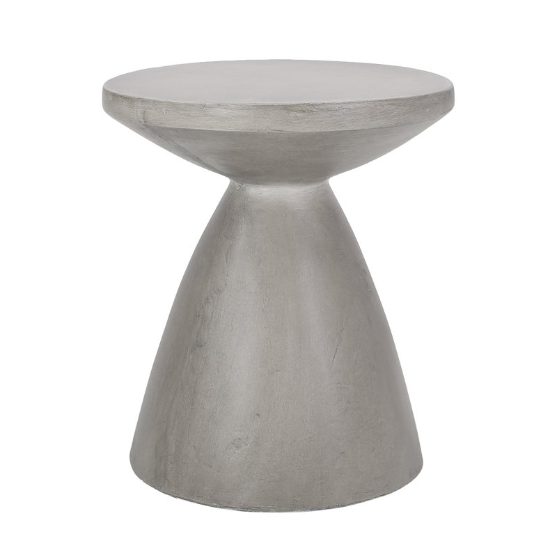 Outdoor Lightweight Concrete Side Table