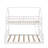 Twin Over Full House Bunk Bed With Built-In Ladder-1314335476