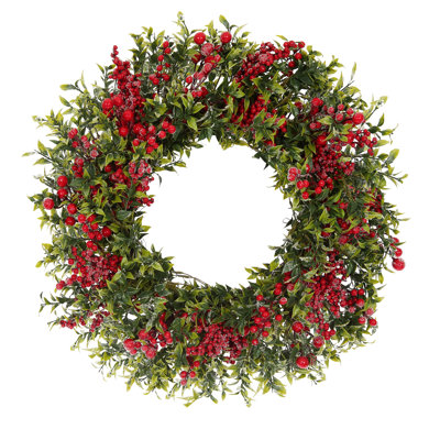 SNOWY BERRY WREATH