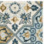 Tapis géométrique en laine crocheté à la main Guzi-22159454