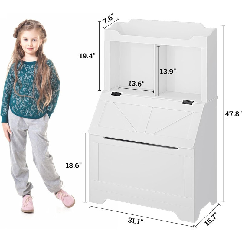 122cm H x 79cm W Bookcase, White