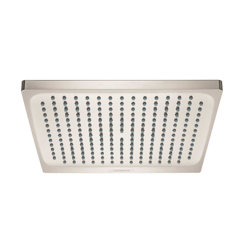 Crometta E Showerhead 240 1-Jet, 2.5 GPM, Brushed Nickel, 2.5 GPM 