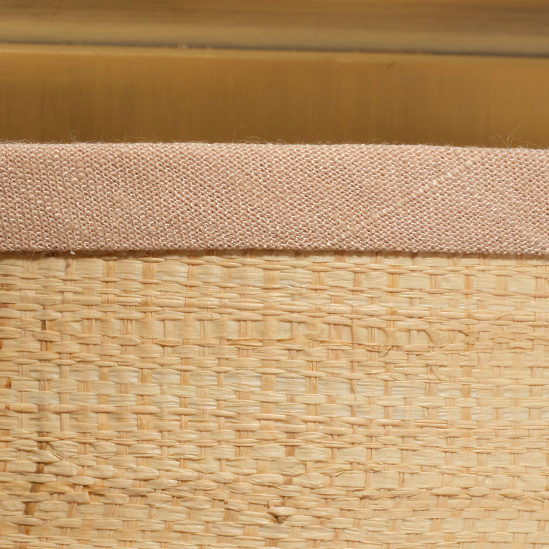 Applique murale 1 lumière Riley Raffia, Beige