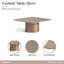 Canberra Tall Cocktail Table - Light Ash-589402684