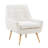 Arreon Flannel Fabric Button Tufted Armchair-613506978
