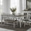 Catriel 6 Person Rectangular Dining Table Set w/ Bench