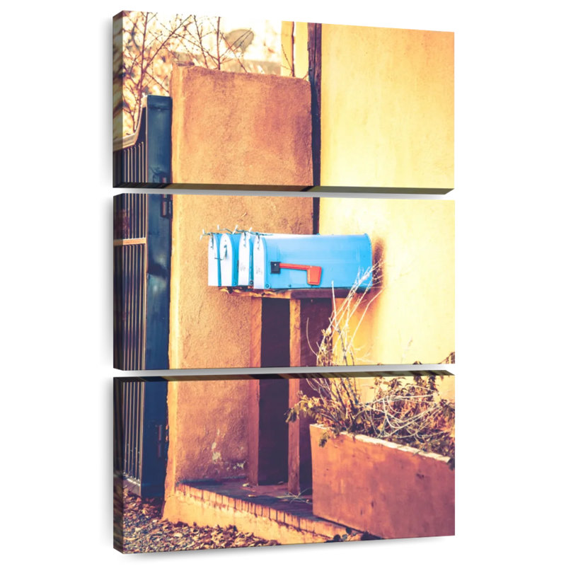Lilie Blue Mailboxes, H 45 po x l 28 po