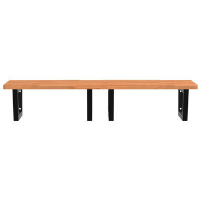 Brijette 115cm Solid Wood Bathroom Vanity Top