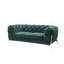 Soule - Causeuse transitionnelle en velours-457452750-529068195