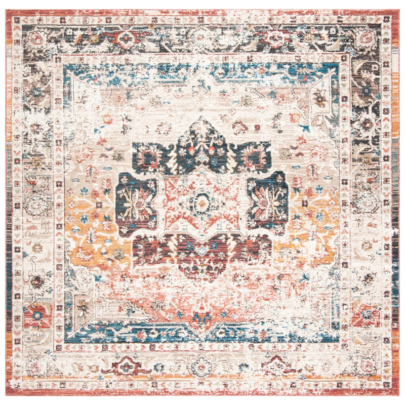 Cooksey 200 Performance Oriental Rug, Square 6'7"