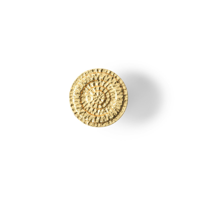 Gotham Hardware Knob, Gold, 1.5"