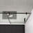 Bathroom Sliding Shower Enclosure, 5/16" Tempered Glass, Matted Black, User- Glass Door - Matte Excellent Property-121157565