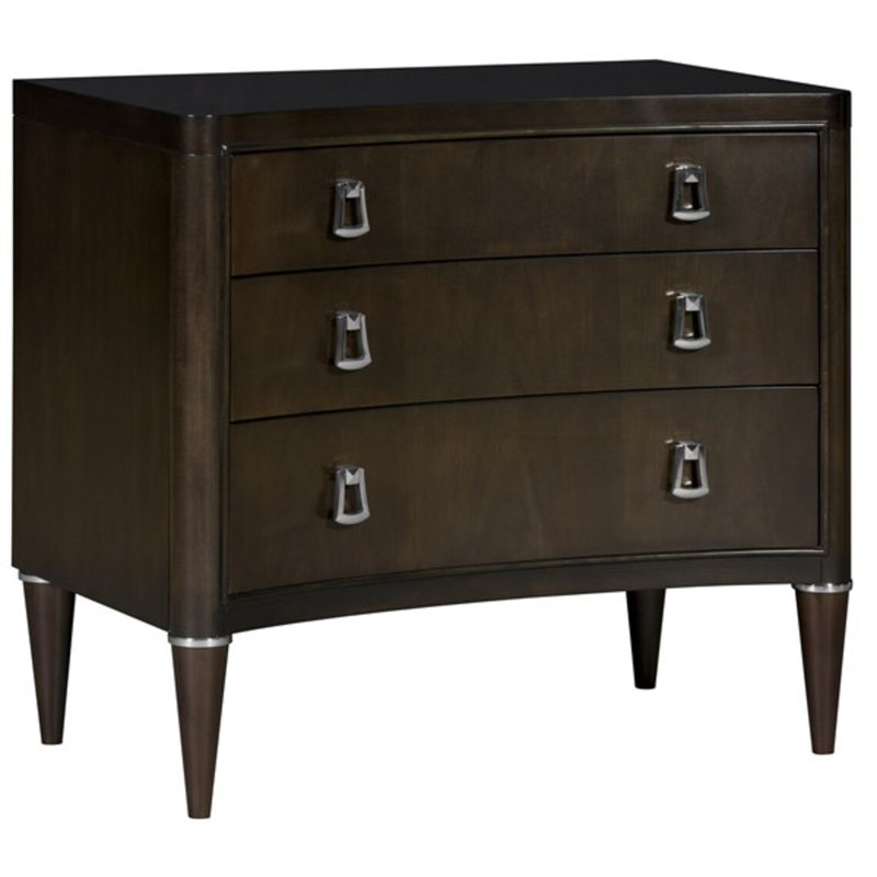 Lillet 3 - Drawer Solid Wood Nightstand
