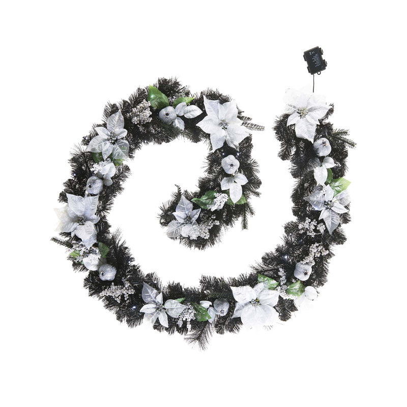 17cm Lighted Faux Garland with Lights
