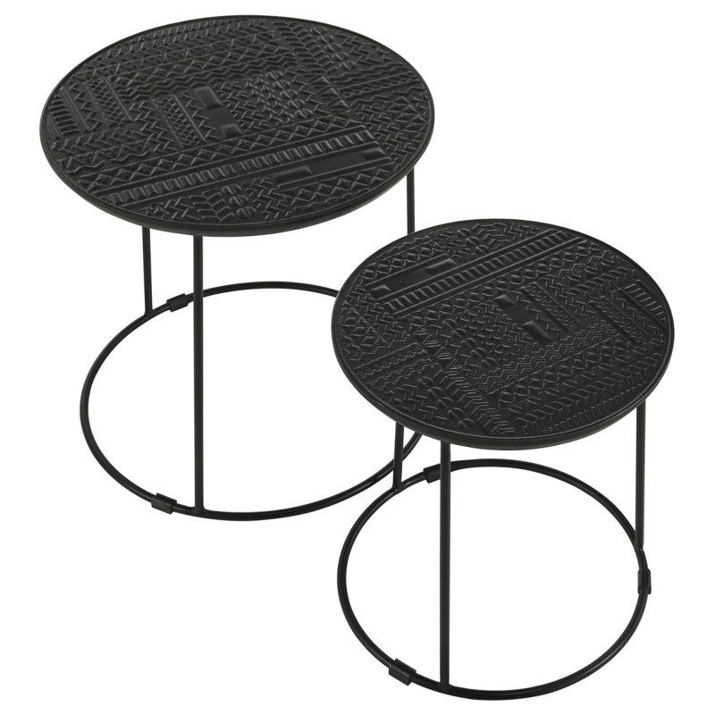 Matte 2-Piece Nesting Table