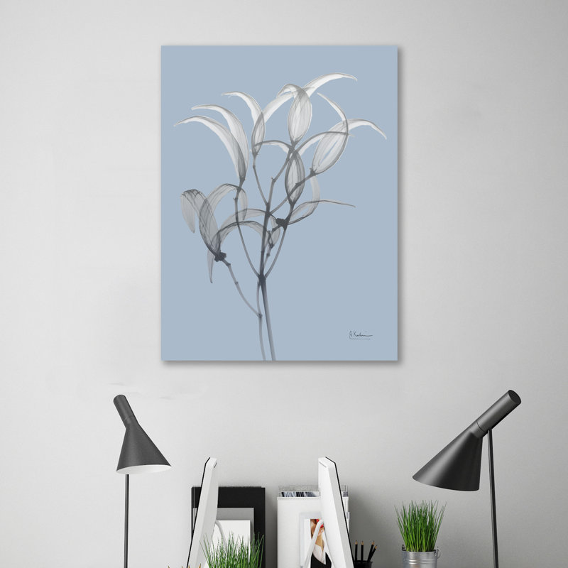Skyway Oleander Bush - Wrapped Canvas Print, 41 cm H x 30 cm W