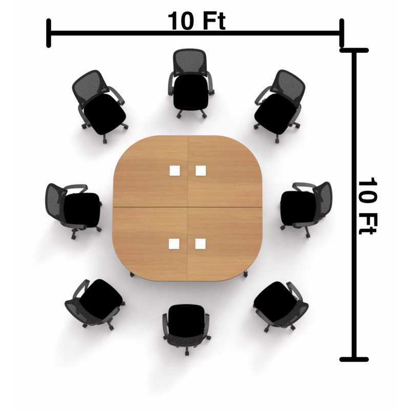 Ensemble de table et chaises de formation, Hêtre