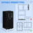 HomCom 8000 BTU Portable Air Conditioner with Energy Saver Mode and Dehumidifier Function