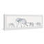 « éléphants » par marmont hill-cadre photo imprimé avec bordure deckled-50068618