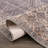 Seok Traditional Machine Washable Medium Gray/Beige/Brown Area Rug-653161957