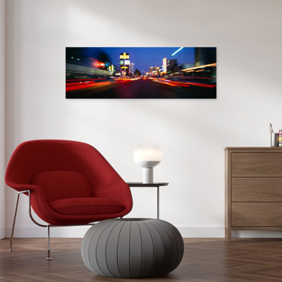 «The Strip At Dusk», Las Vegas, Nevada, États-Unis, art contemporain abstrait, art mural de la ville
