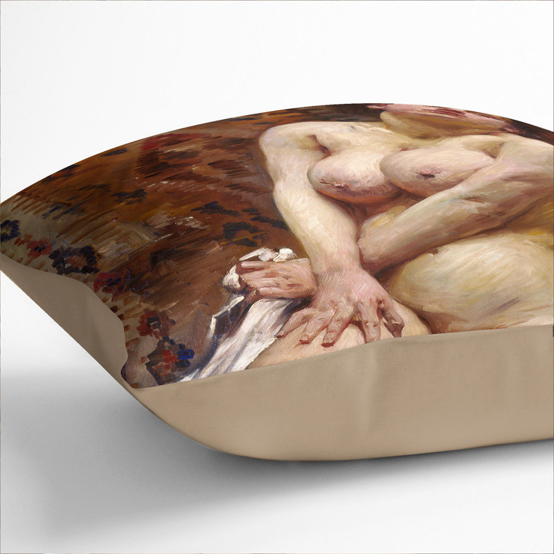 Square Cushion, 40cm H x 40cm W x 15cm D, Stone