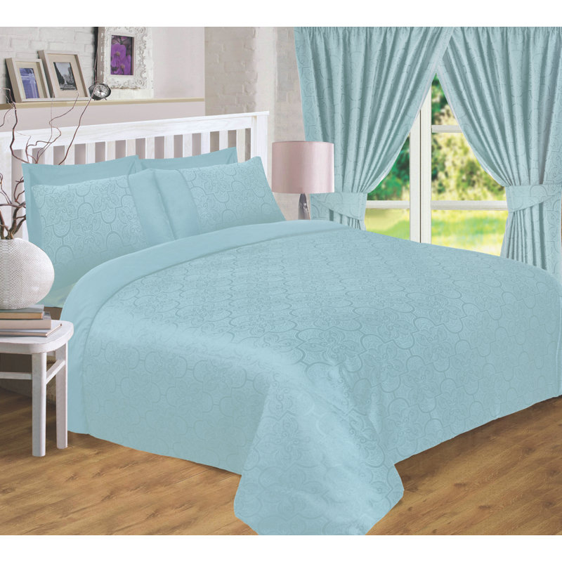 MARRAKESH JACQUARD Deja 144 TC Jacquard Duvet Cover Set, Super King Duvet Cover + 2 Standard Pillowcases