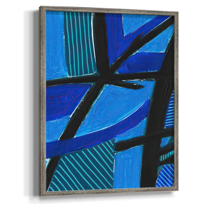 InvolvedBluesII Framed Print - Solid Wood