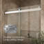 Levity Plus Frameless Sliding Shower Door, 77-9/16 In. H X 56-5/8 - 59-5/8 In. W, With 5/16 In.-Thick Crystal Clear Glass-1975576117