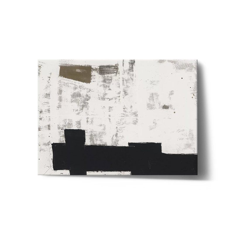 Abstract Print by Meighan Morrison, 31" H x 41" W, Black